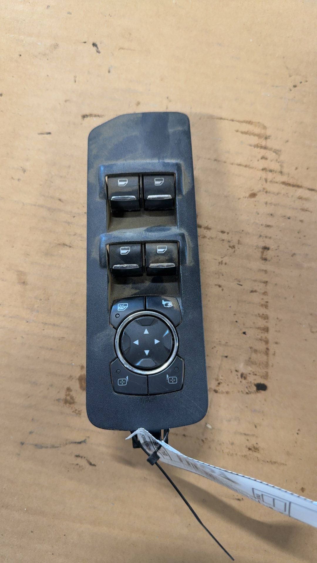Window Master Switch from a 2015 Ford F-150, left side, photo 2
