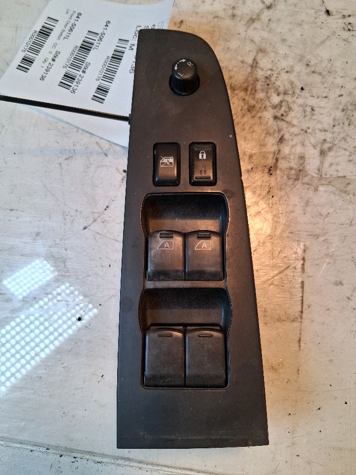 Window Master Switch from a 2010 Nissan Altima, left side, photo 2