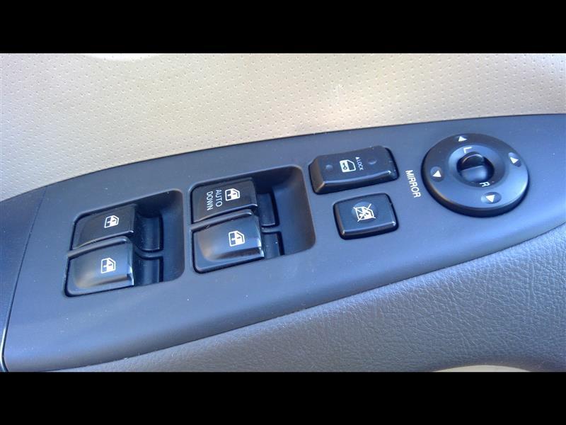 Window Master Switch from a 2010 Hyundai Elantra, left side, photo 1