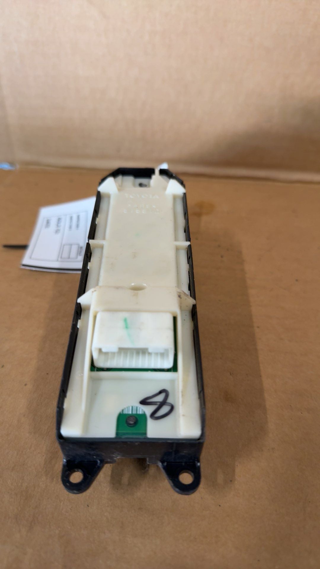 Window Master Switch from a 2011 Toyota Camry, left side, photo 2
