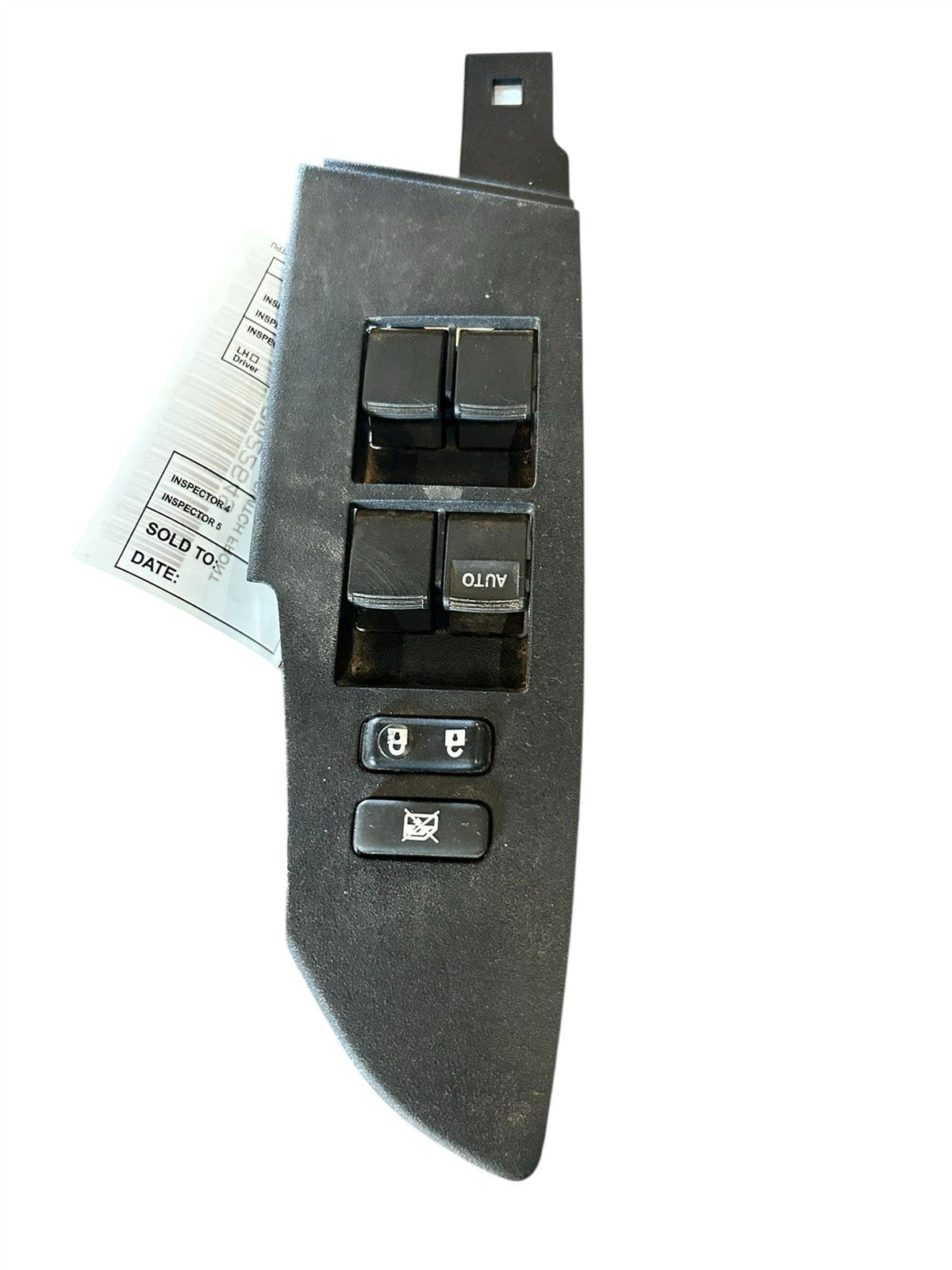 Window Master Switch from a 2015 Toyota Corolla, left side, photo 3