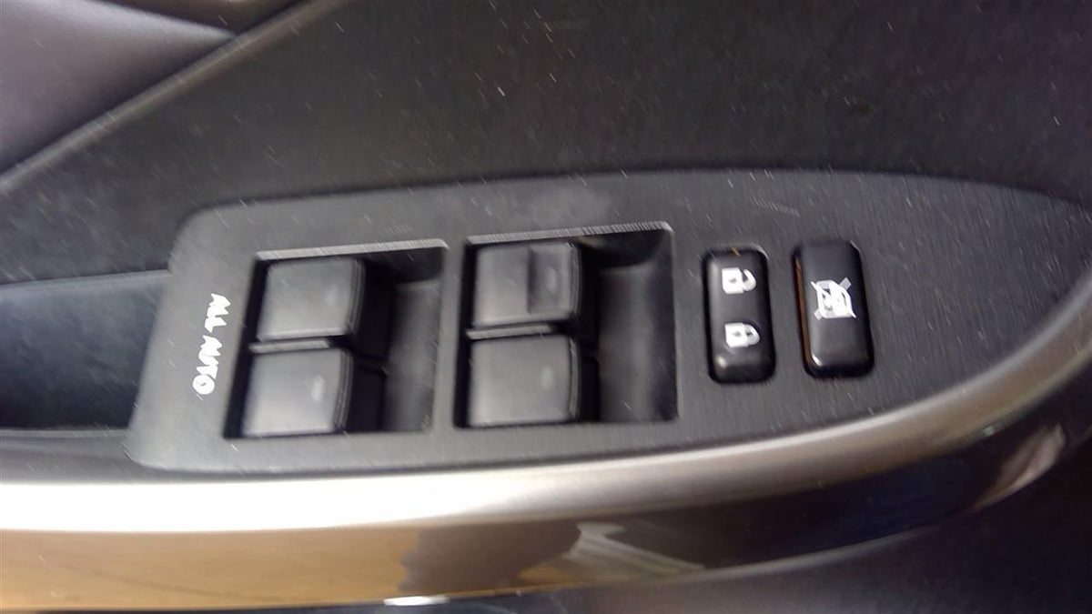 Window Master Switch from a 2013 Toyota Prius, left side, photo 1