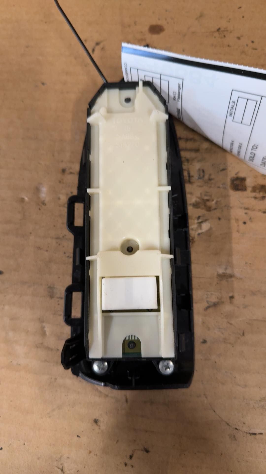 Window Master Switch from a 2013 Toyota Prius, left side, photo 3