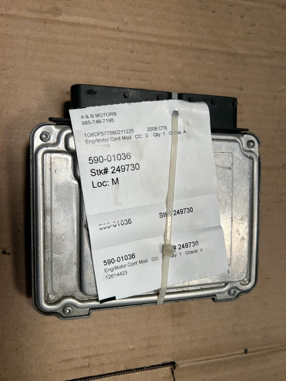 Engine Control Module (ECM/PCM) from a 2008 Cadillac CTS, photo 1