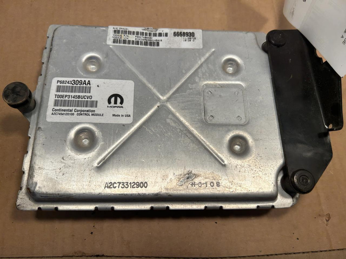 Engine Control Module (ECM/PCM) from a 2016 Dodge Challenger, photo 1