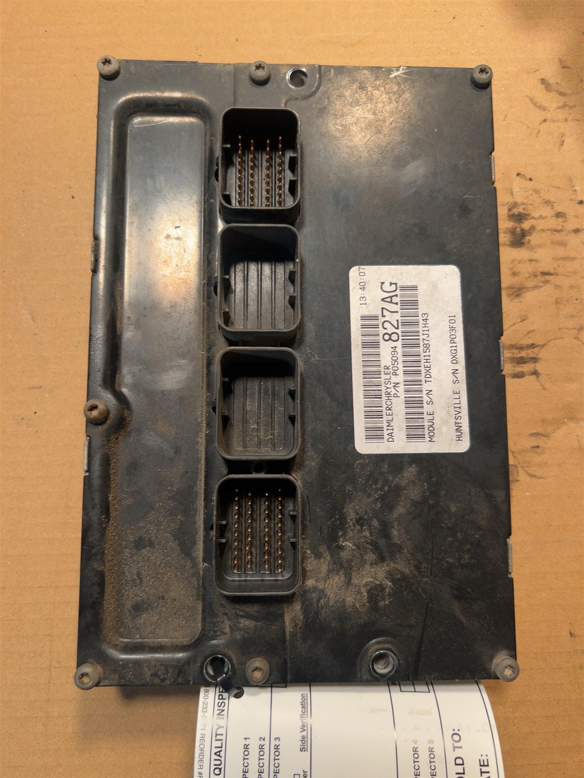 Engine Control Module (ECM/PCM) from a 2007 Dodge Ram 2500, photo 2