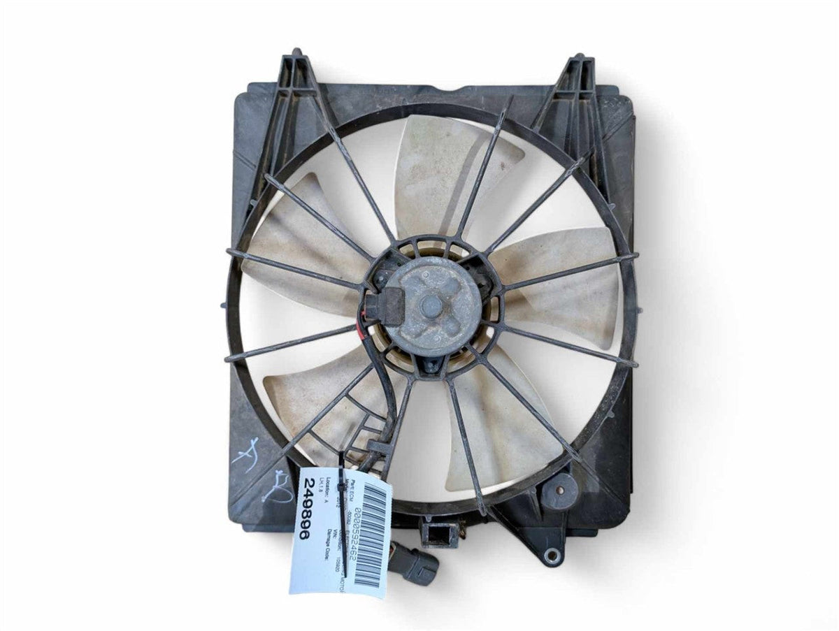 Radiator Fan Assembly from a 2012 Honda Civic, left side, photo 2