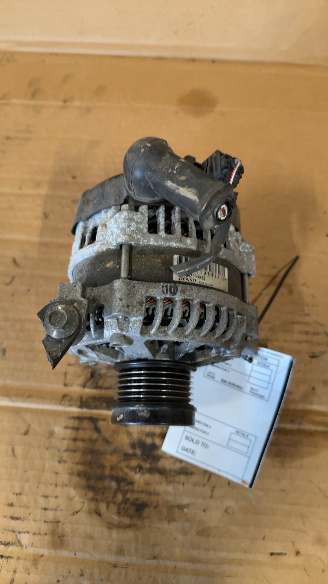 Alternator from a 2023 Subaru XV Crosstrek, photo 2