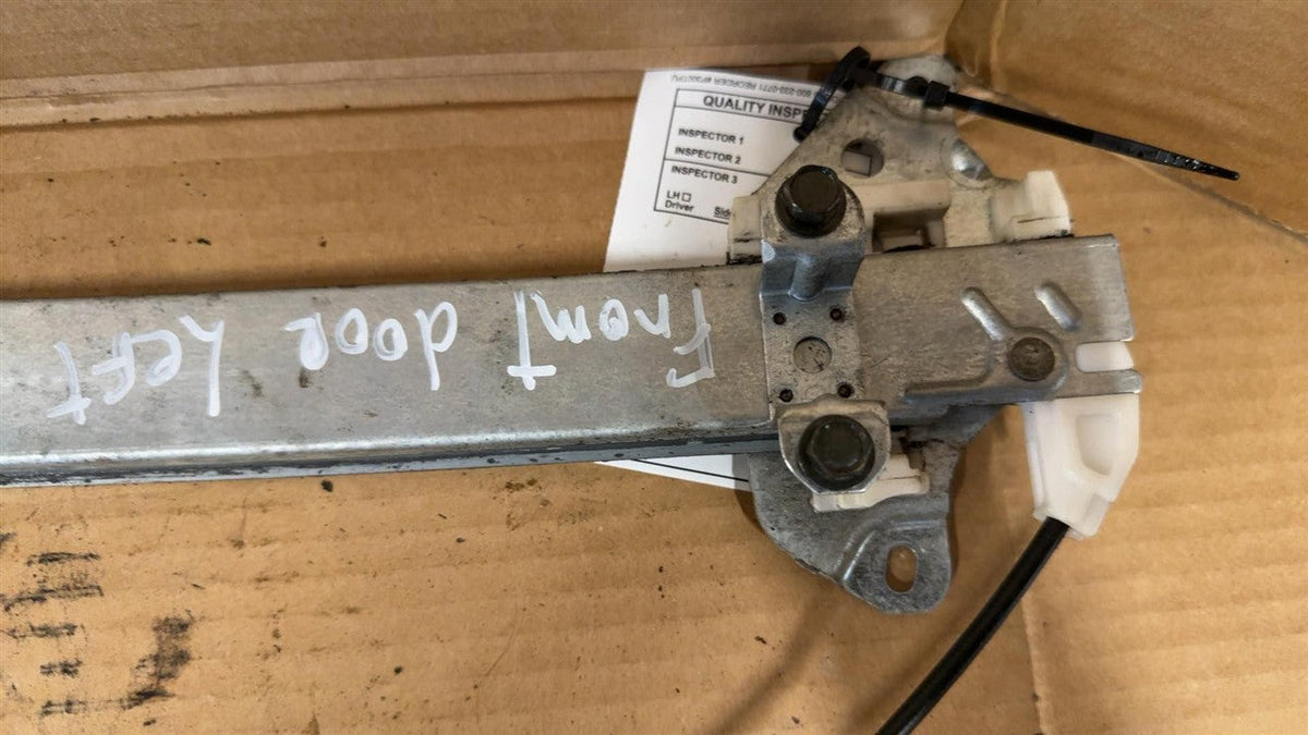 Window Regulator from a 2005 Nissan Sentra, front, left side, photo 3