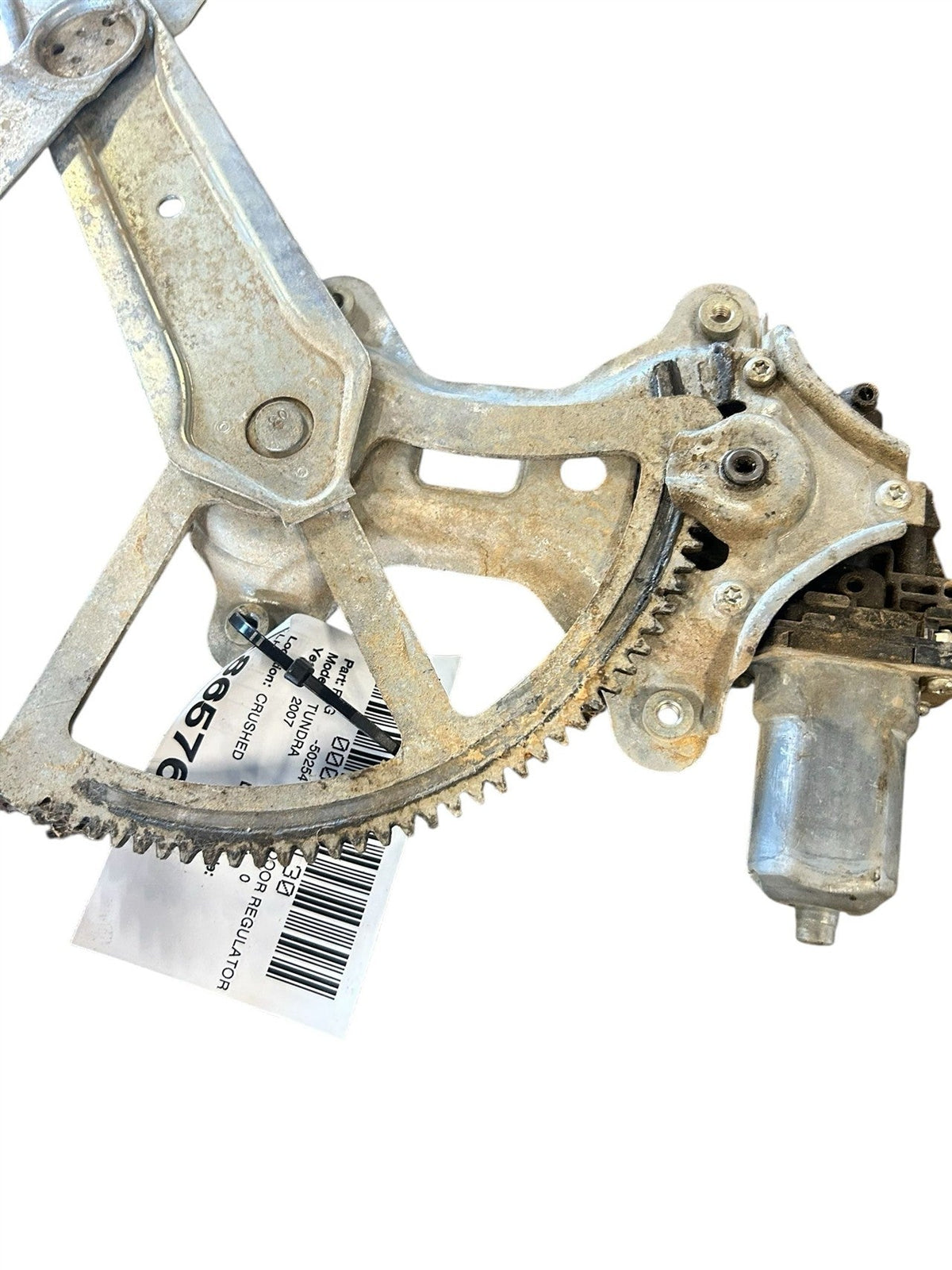 Window Regulator from a 2007 Toyota, front, left side, photo 2