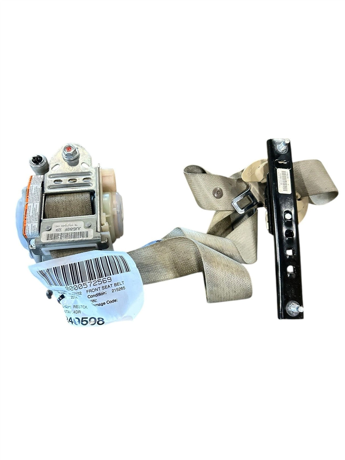 Seat Belt from a 2014 Honda Accord, front, photo 1