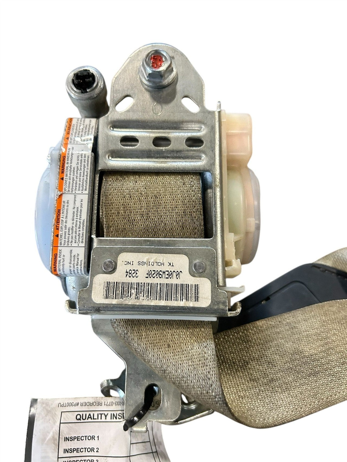 Seat Belt from a 2014 Honda Accord, front, photo 2