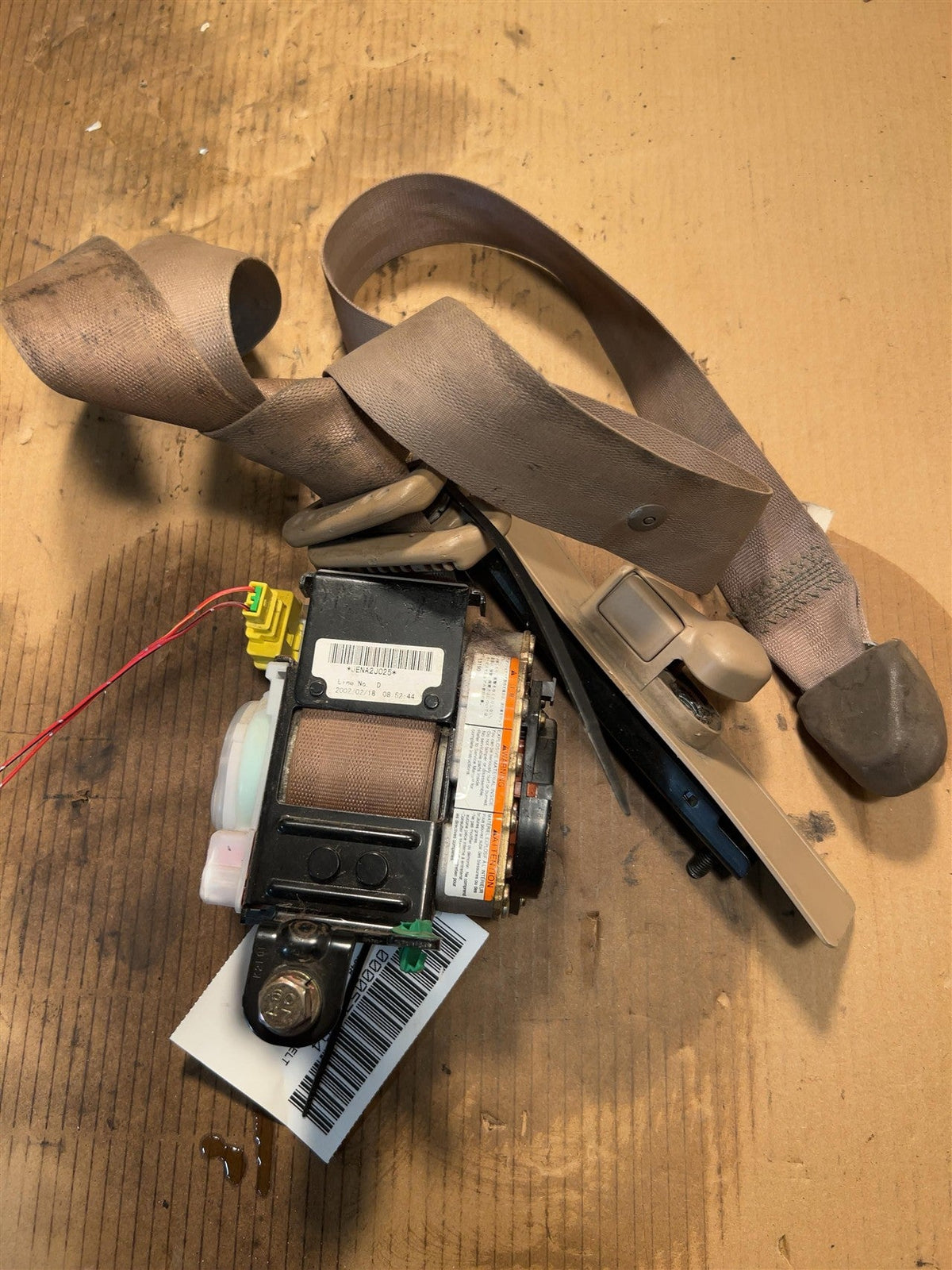 Seat Belt from a 2002 Honda CR-V, front, photo 1