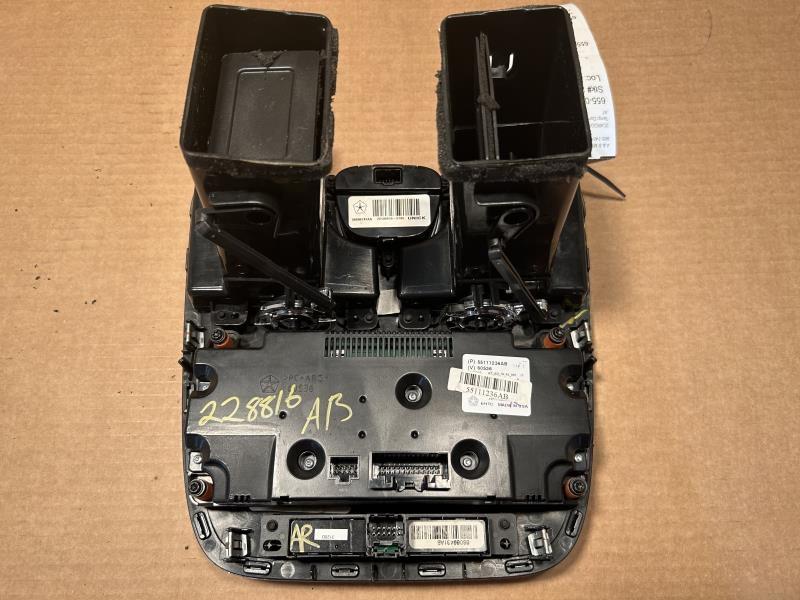 Climate Control Panel from a 2012 Dodge Caravan, front, photo 2