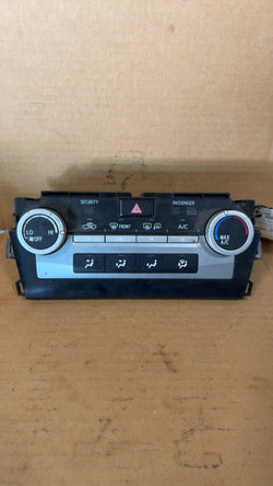 Climate Control Panel from a 2013 Toyota Camry, photo 1