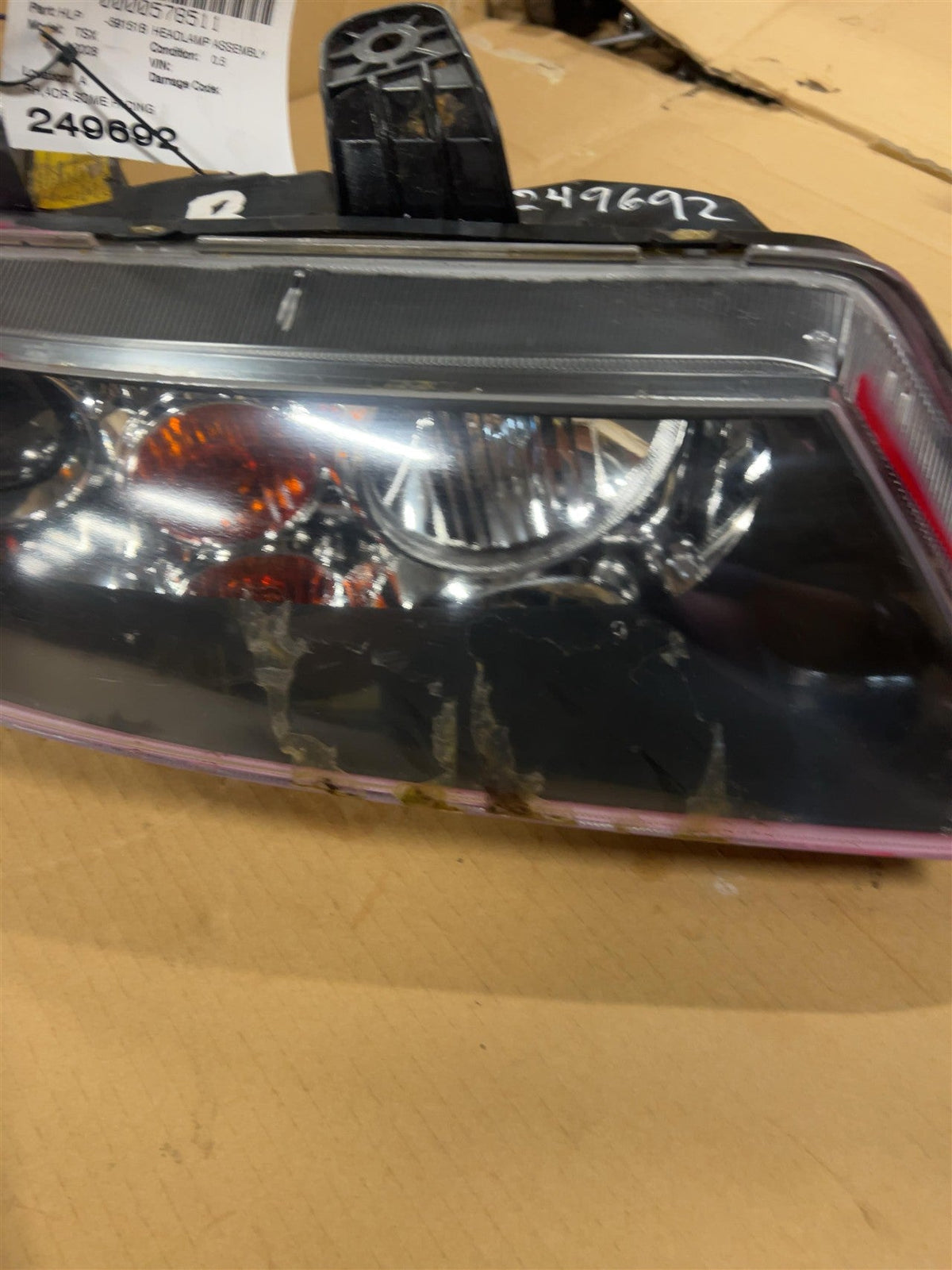 Headlight Assembly from a 2008 Acura TSX, right side, photo 3