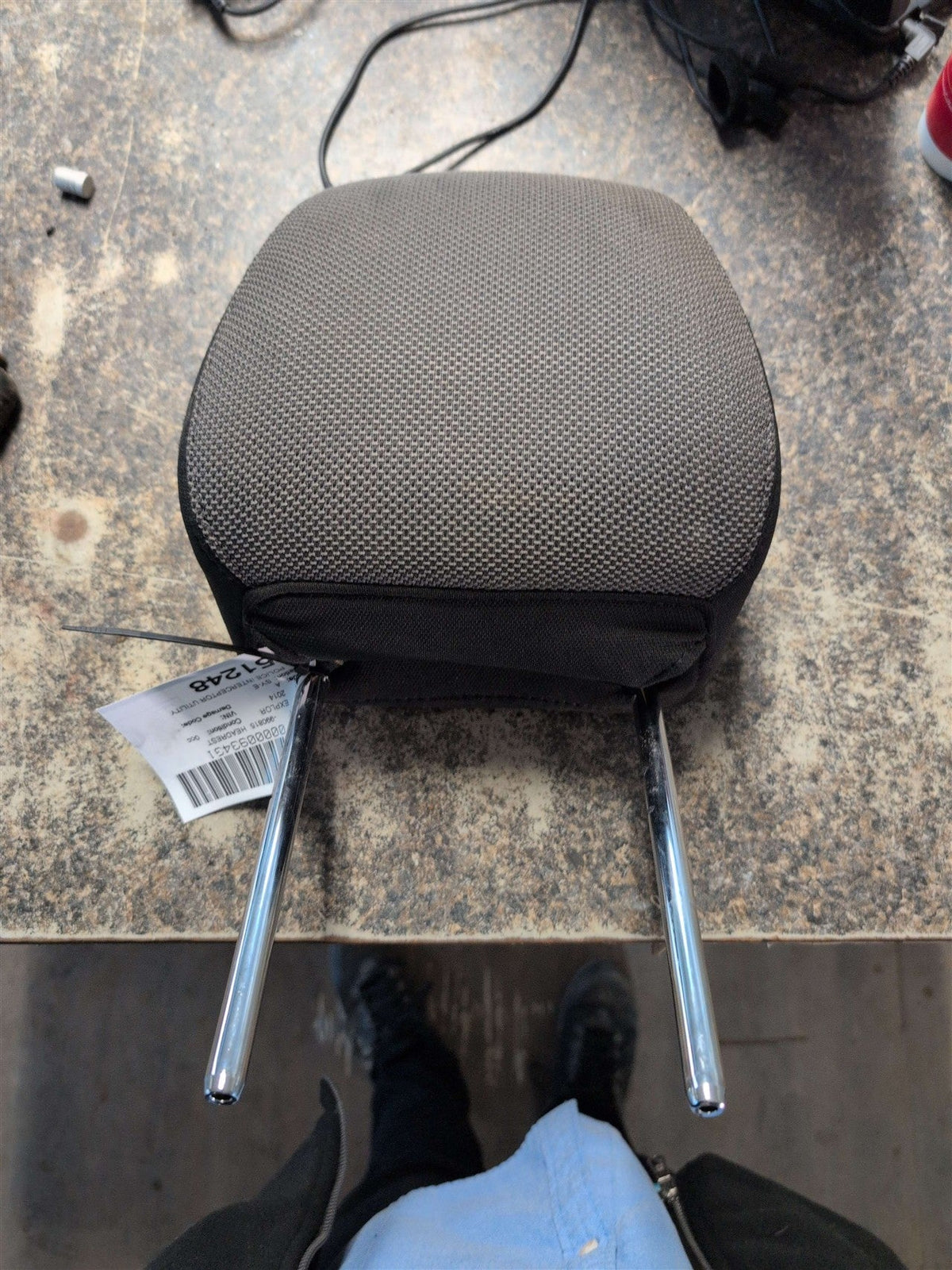 Headrest from a 2014 Ford Explorer, right side, photo 1