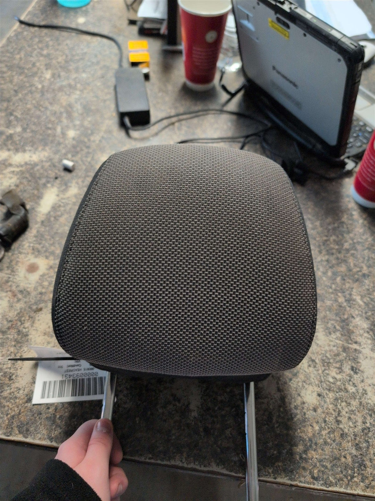 Headrest from a 2014 Ford Explorer, right side, photo 2