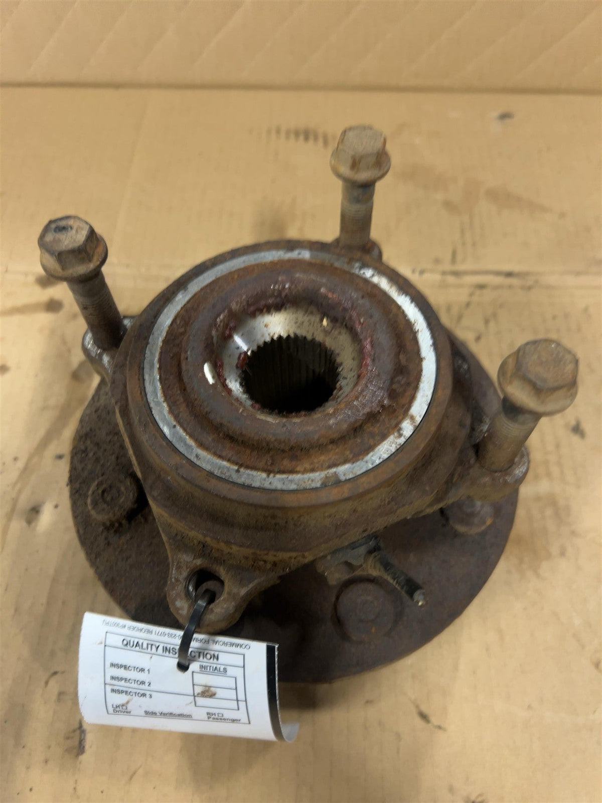 Wheel Hub from a 2011 Ram 2500, front, photo 1