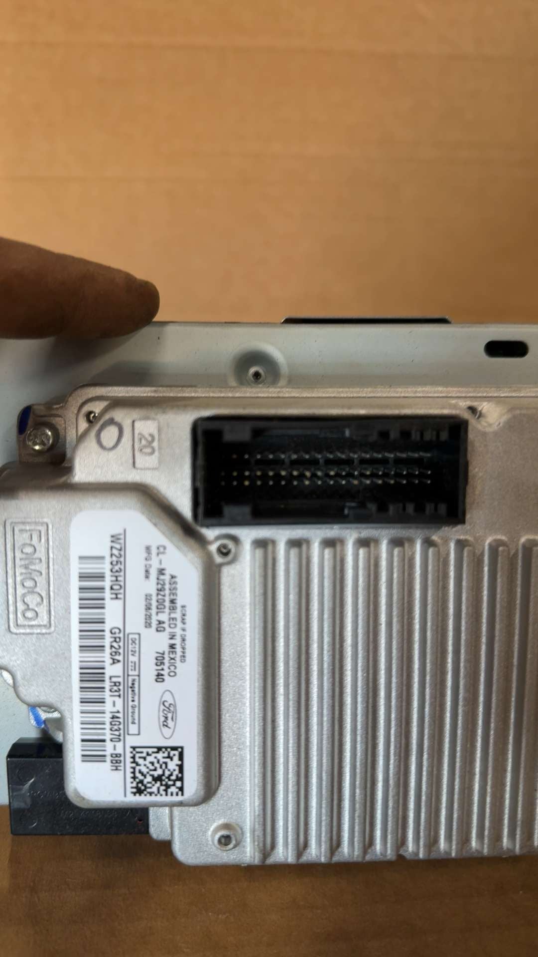 Info Display Screen from a 2020 Ford Mustang, photo 4