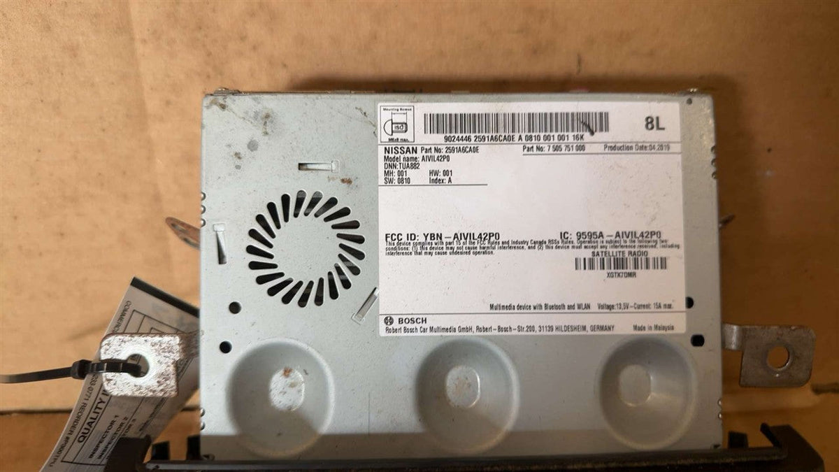 Radio Receiver from a 2019 Nissan Altima, photo 3