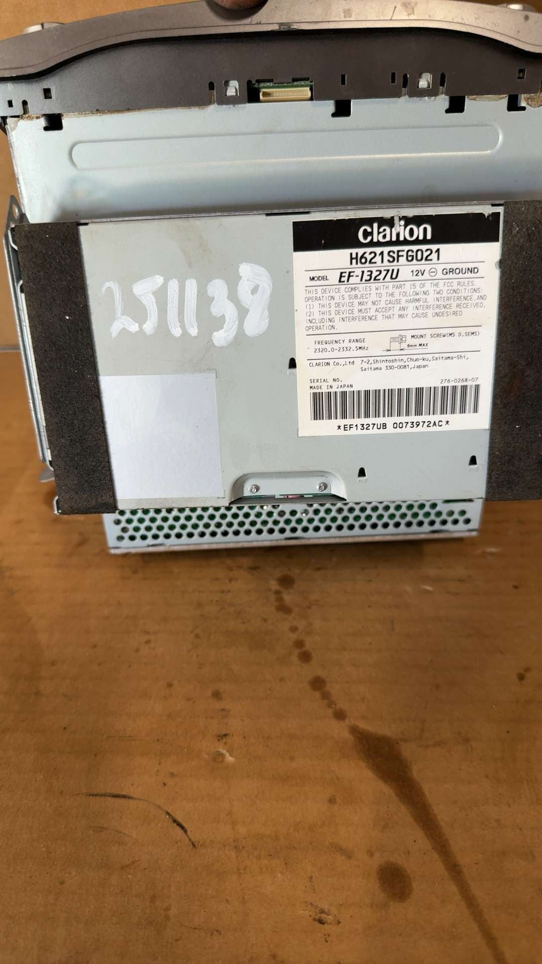 Radio Receiver from a 2013 Subaru Legacy, photo 6