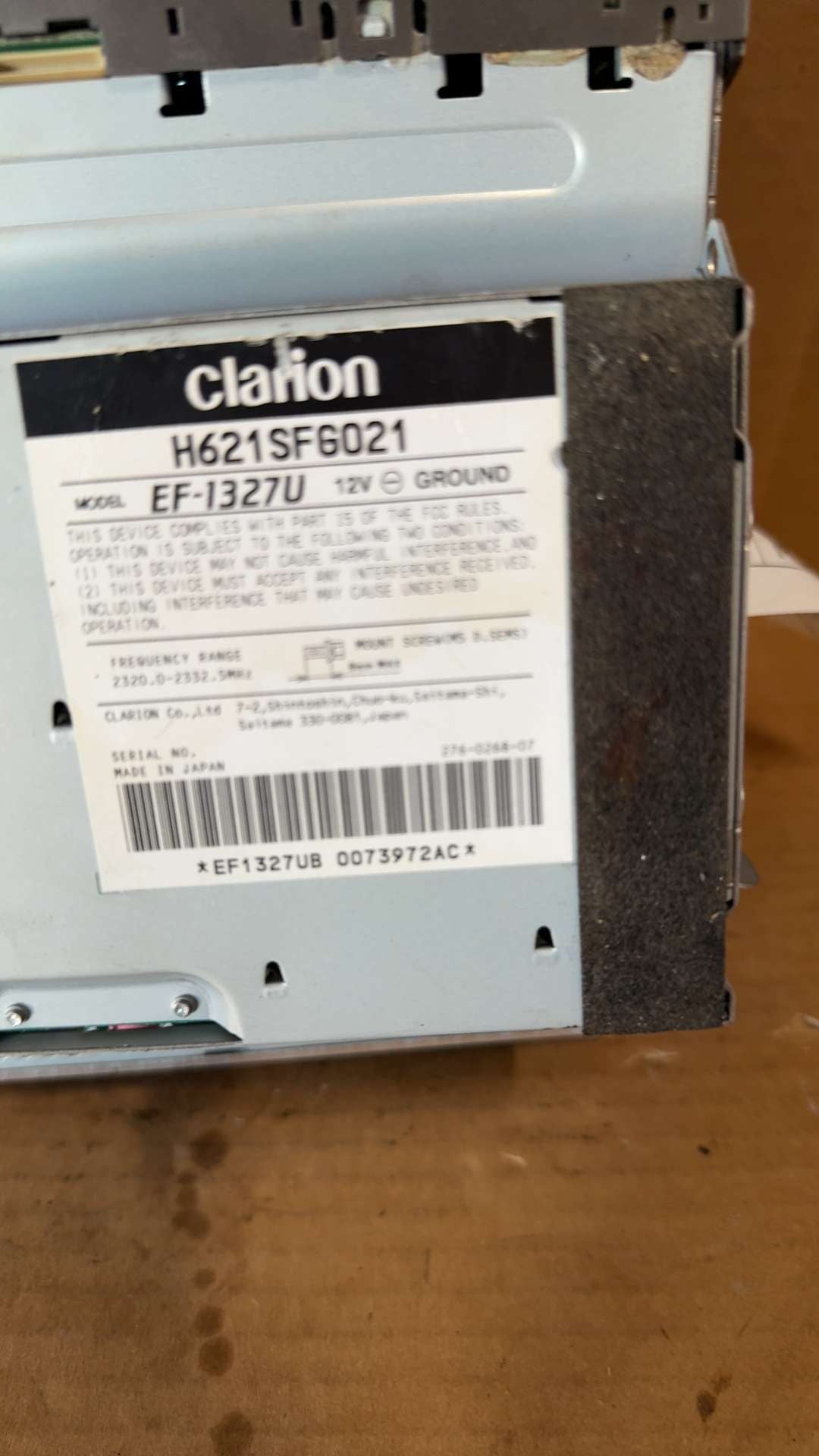 Radio Receiver from a 2013 Subaru Legacy, photo 7