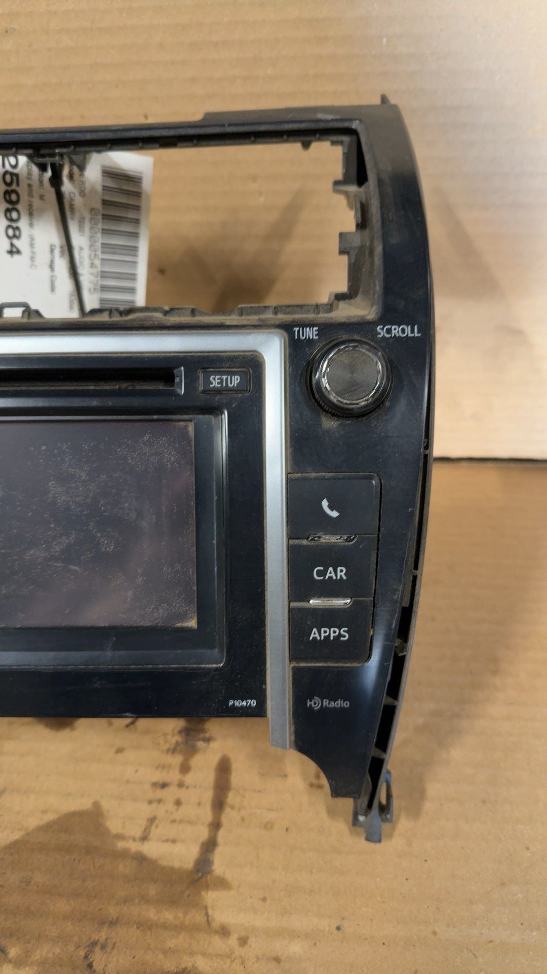 Radio Receiver from a 2013 Toyota Camry, photo 3