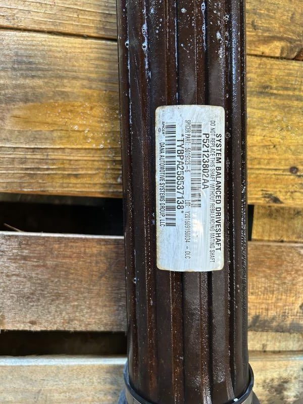 Drive Shaft from a 2016 Ram 1500, rear, photo 2