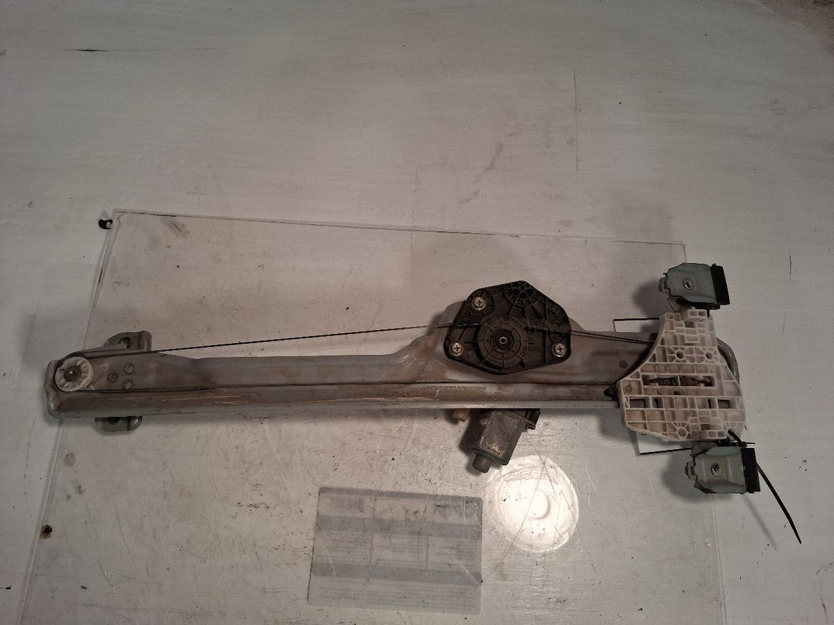 Window Regulator from a 2017 Chevrolet Silverado 1500, rear, left side, photo 3