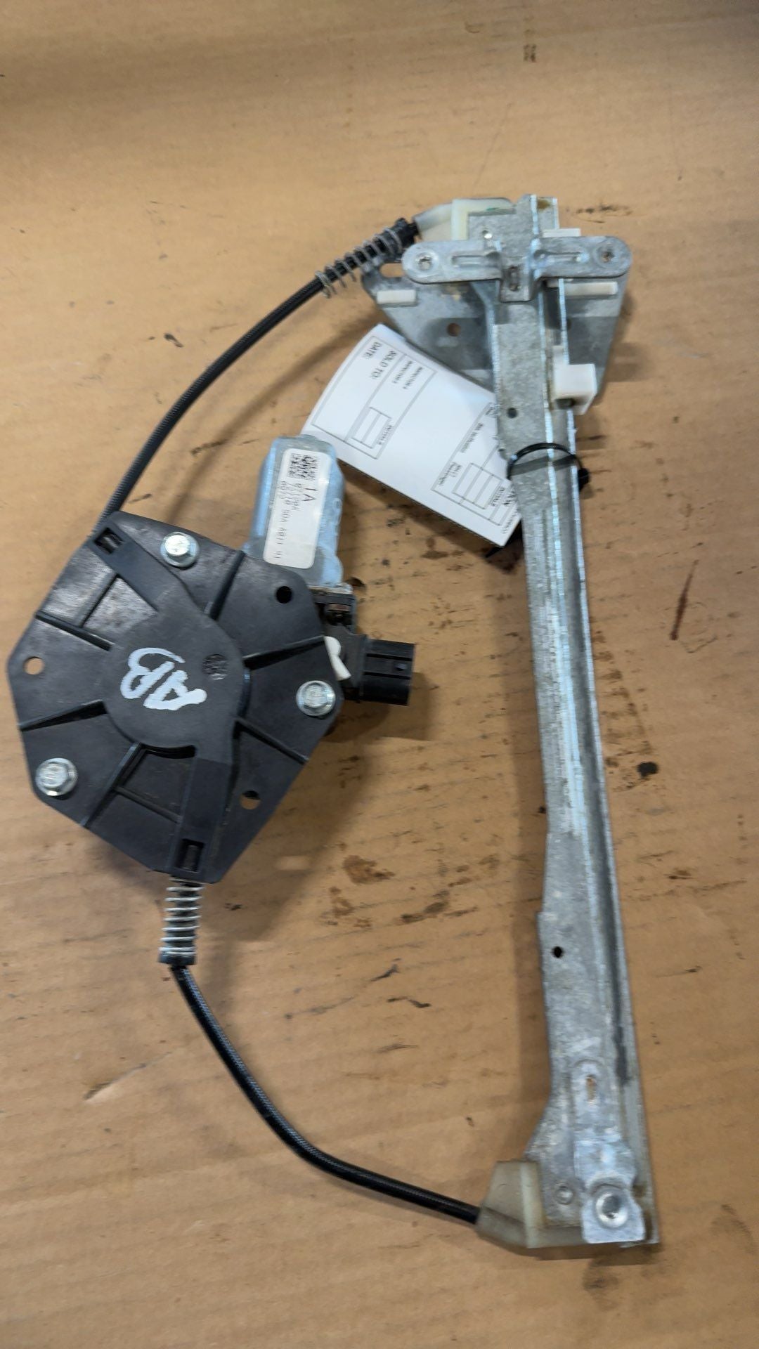 Window Regulator from a 2005 Honda Accord, rear, right side, photo 2