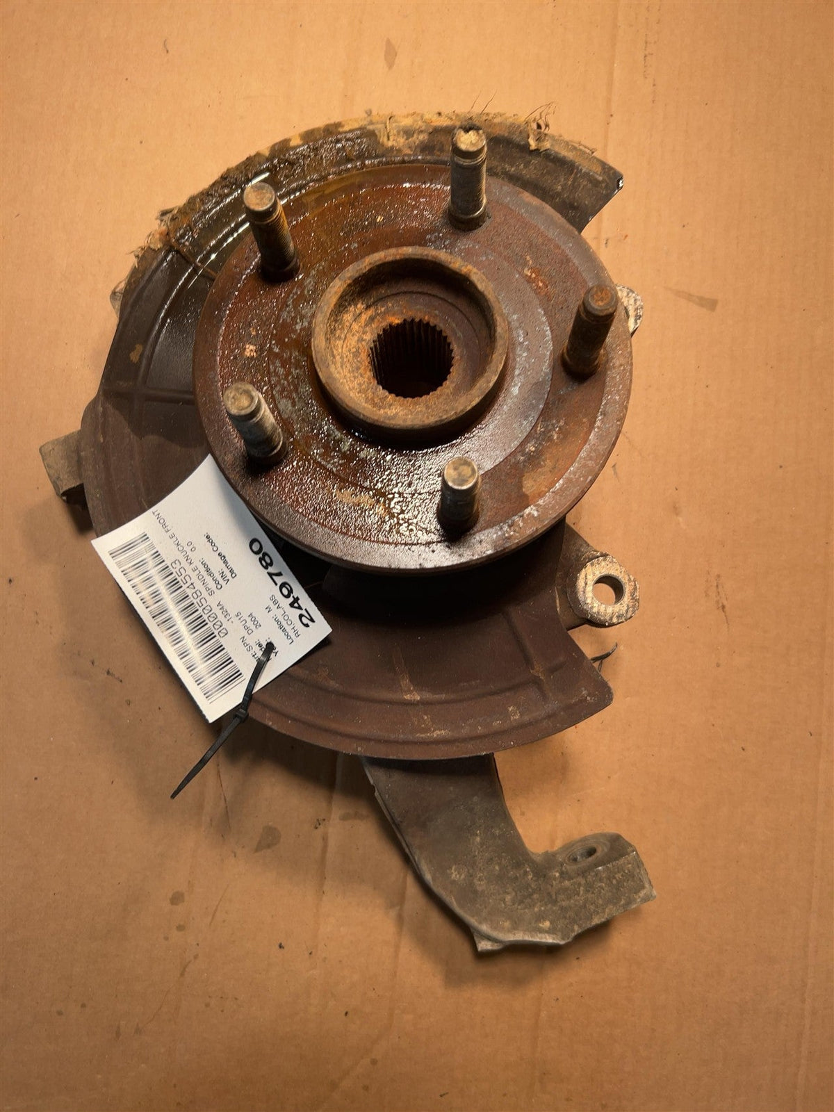 Spindle Knuckle from a 2004 Dodge Ram 1500, front, right side, photo 1