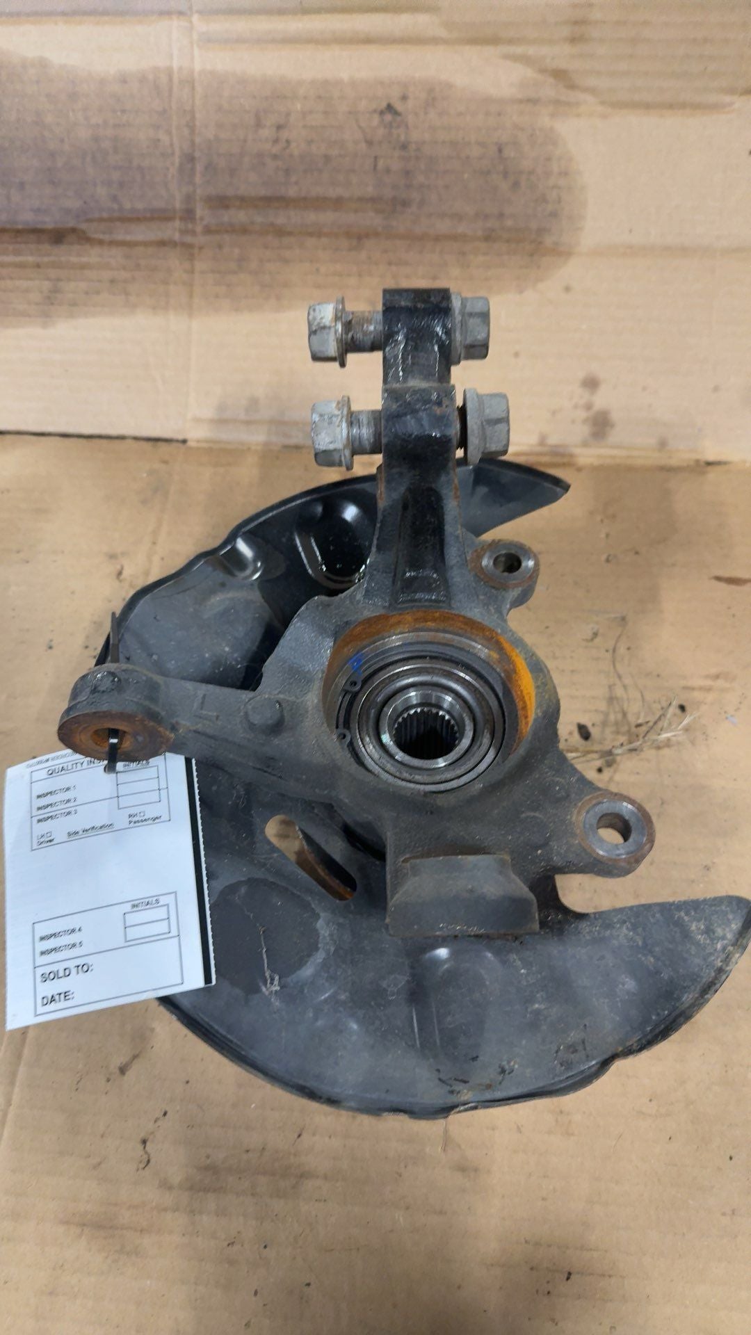 Spindle Knuckle from a 2007 Toyota, front, left side, photo 2
