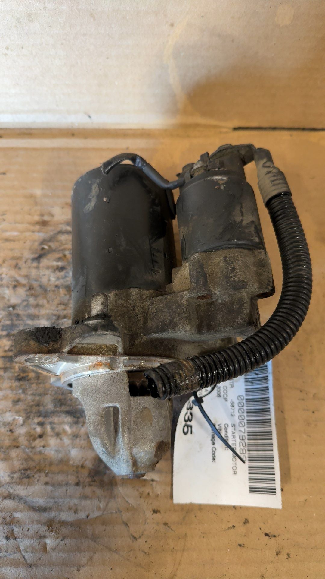 Starter Motor from a 2006 Mini Cooper, photo 1