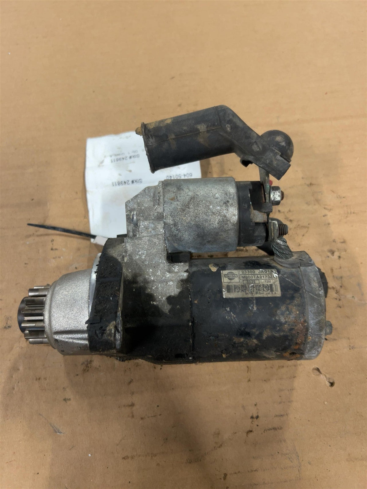 Starter Motor from a 2009 Nissan Altima, photo 2