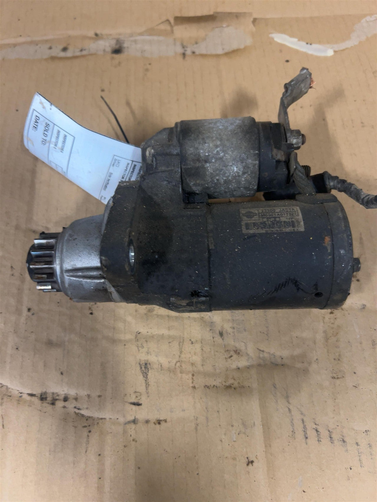 Starter Motor from a 2010 Nissan Altima, photo 1