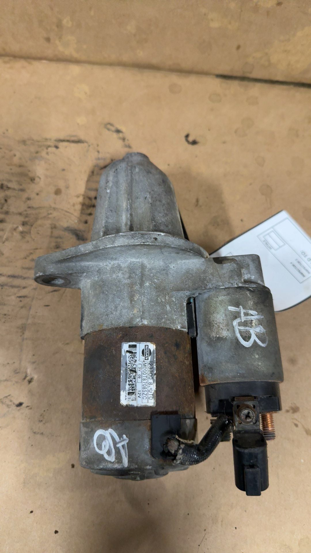 Starter Motor from a 2003 Nissan Altima, photo 3