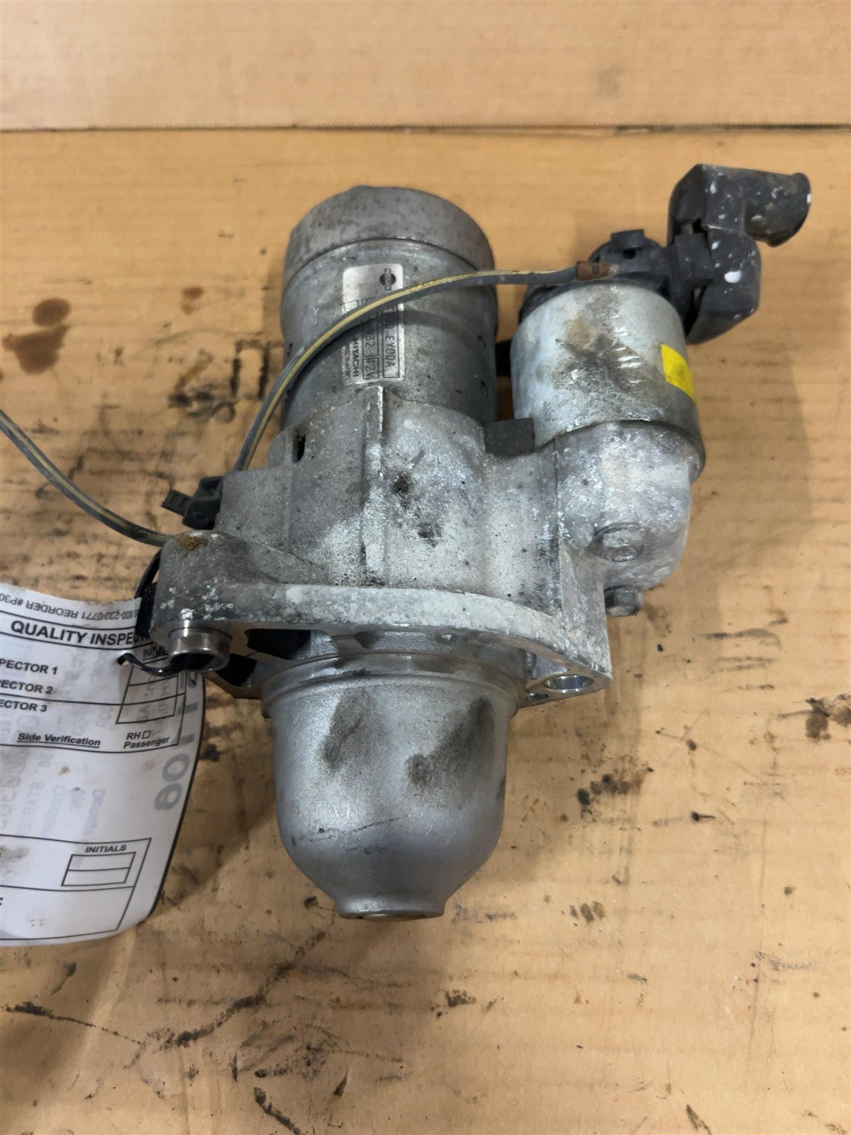 Starter Motor from a 2009 Infiniti G37, photo 1