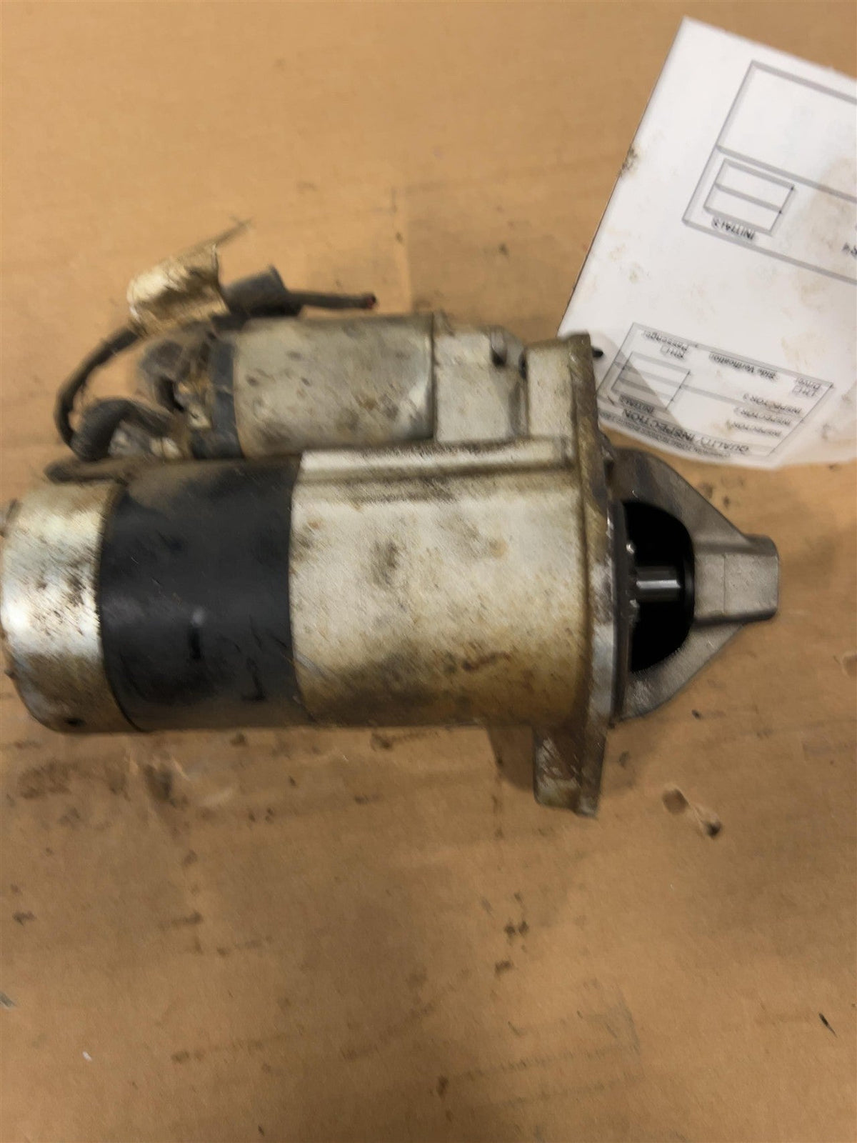Starter Motor from a 2007 Hyundai, photo 2
