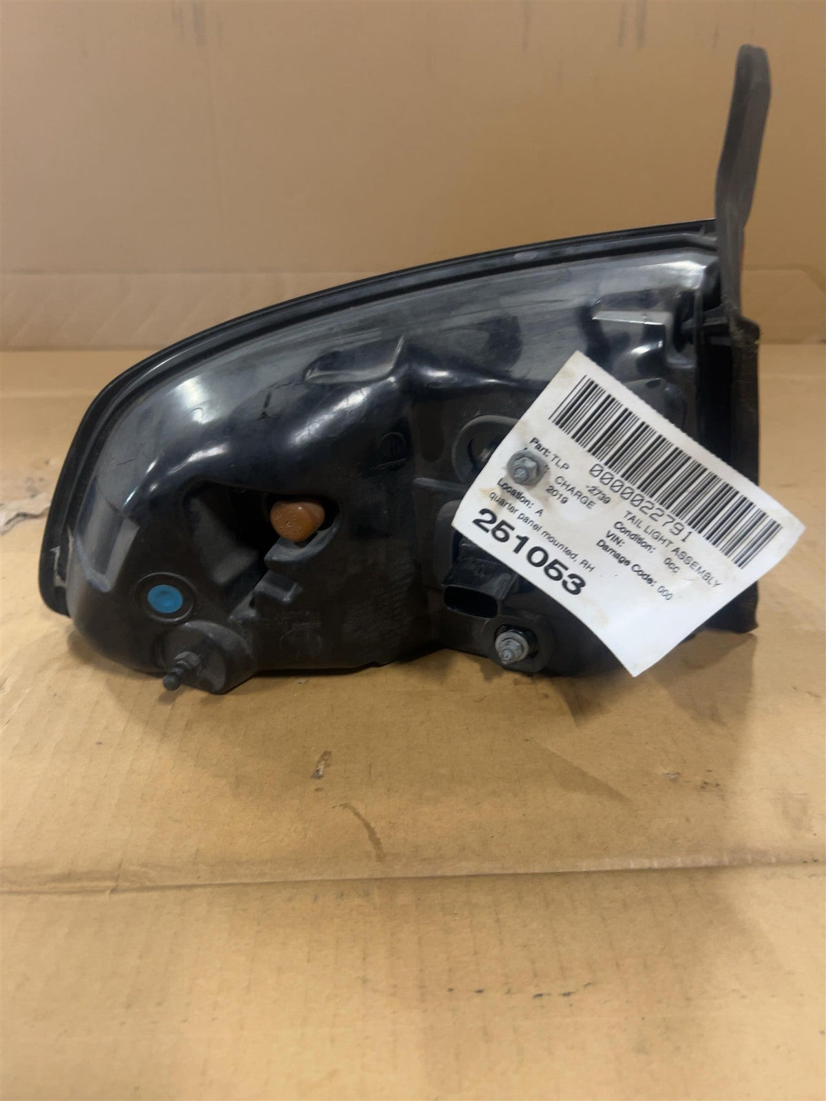 Tail Light from a 2019 Dodge Charger, right side, photo 4