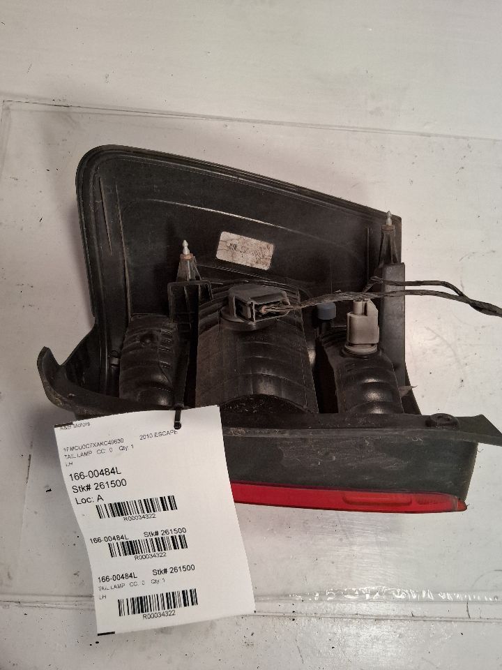 Tail Light from a 2010 Ford Escape, left side, photo 3
