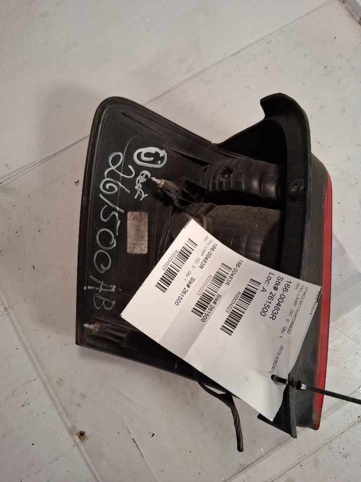 Tail Light from a 2010 Ford Escape, right side, photo 3