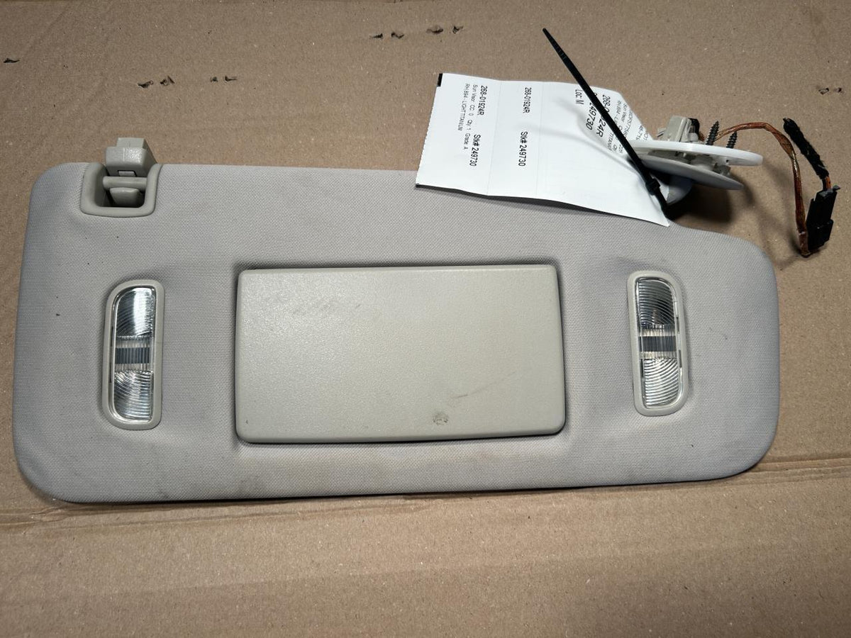 Sun Visor from a 2008 Cadillac CTS, right side, photo 2