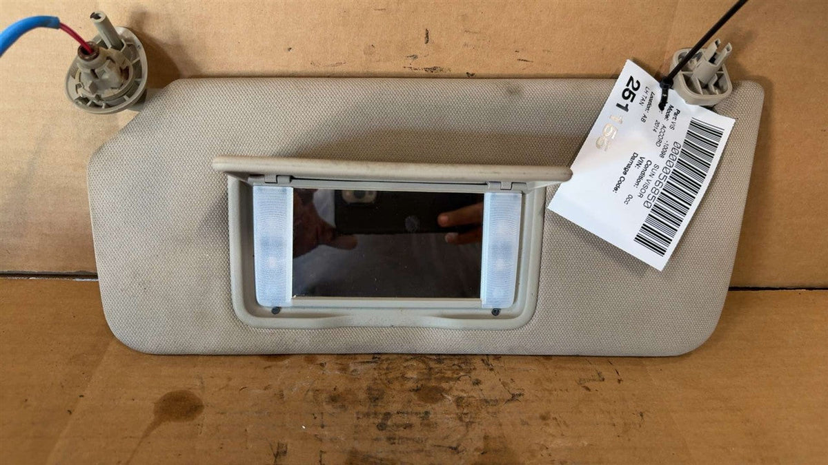 Sun Visor from a 2014 Honda Accord, left side, photo 1