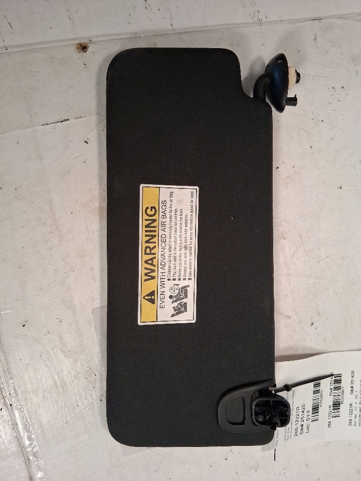 Sun Visor from a 2019 Honda Civic, right side, photo 2