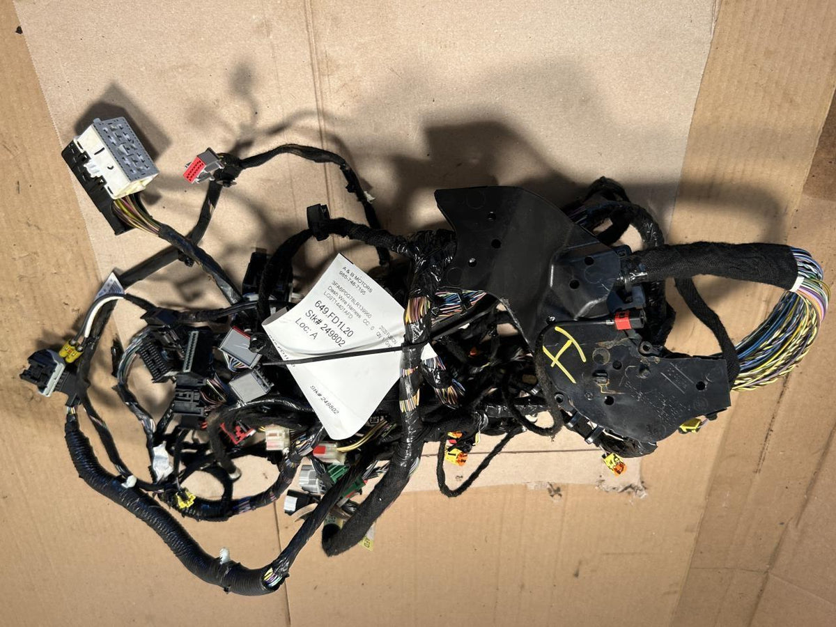 Dash Wire Harness from a 2020 Ford Fusion, photo 2