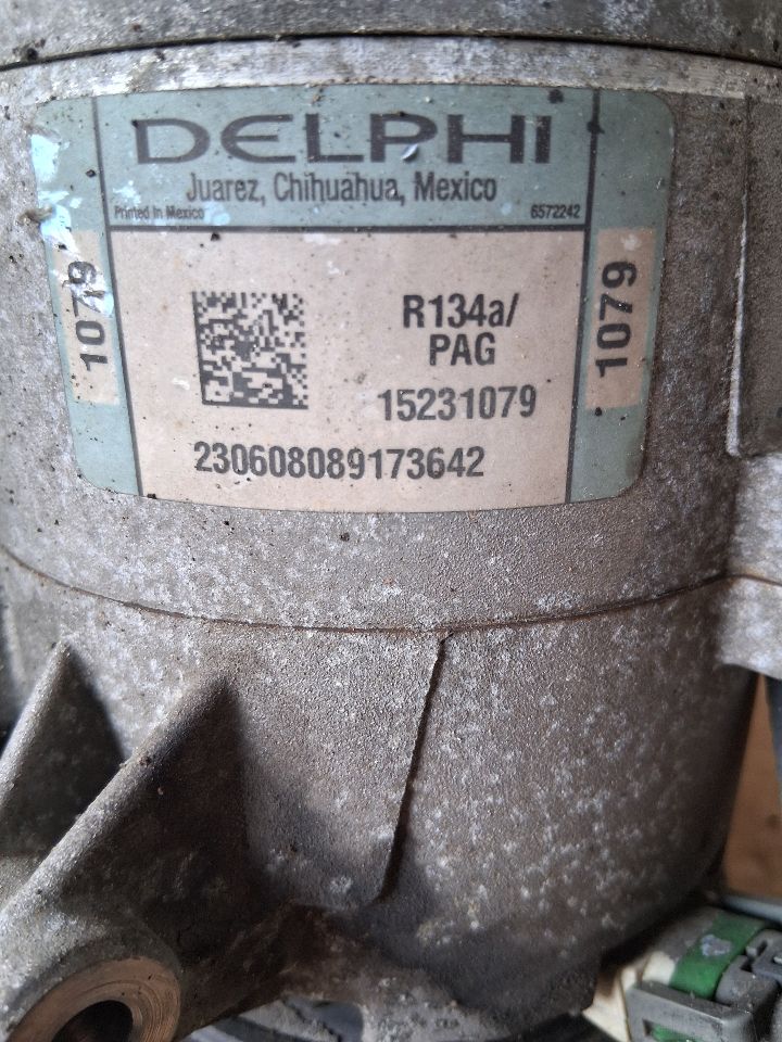 AC Compressor from a 2010 Pontiac G6, photo 2