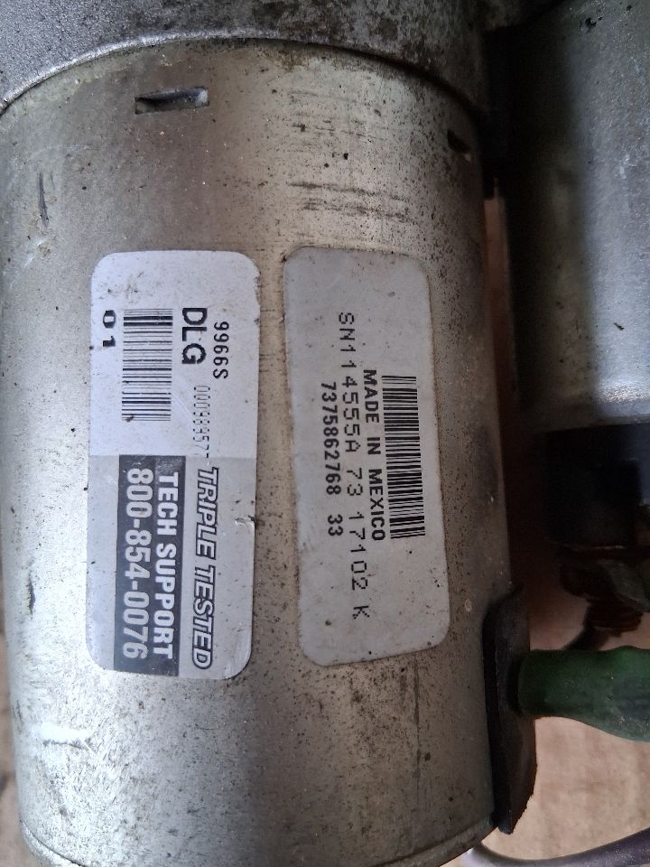 Starter Motor from a 2005 Chevrolet Trailblazer EXT, photo 2