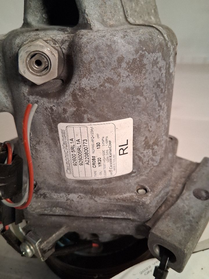 AC Compressor from a 2022 Nissan Versa, photo 2