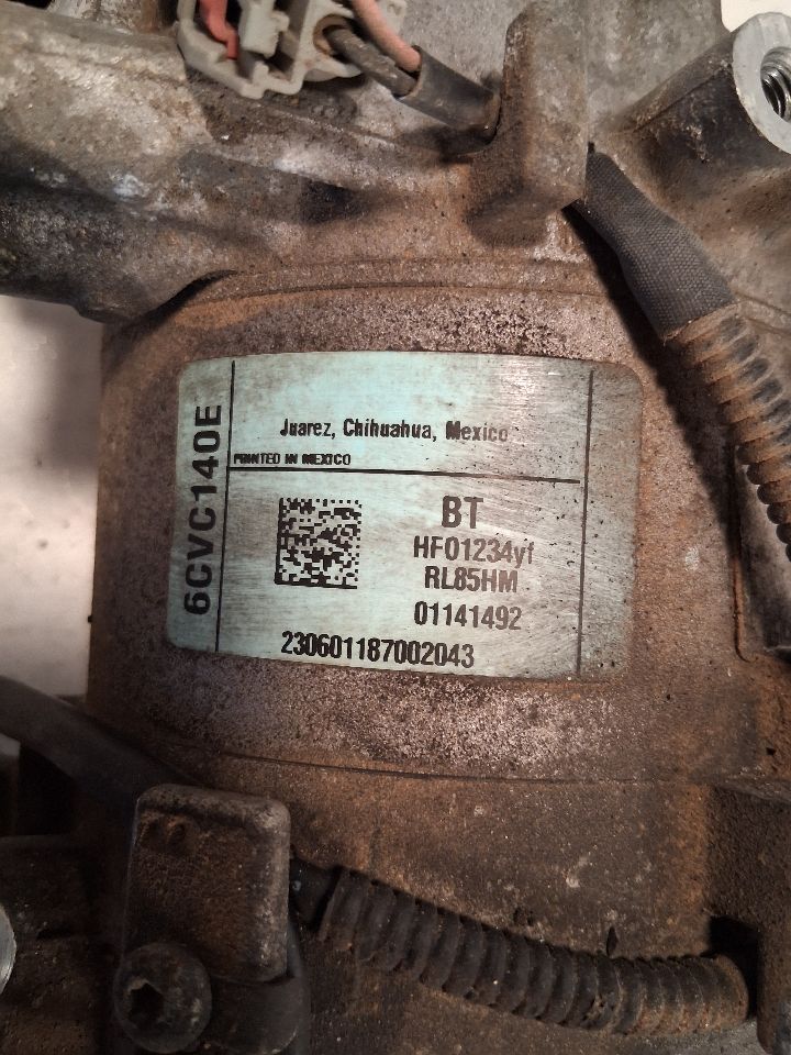 AC Compressor from a 2017 Honda Civic, photo 2